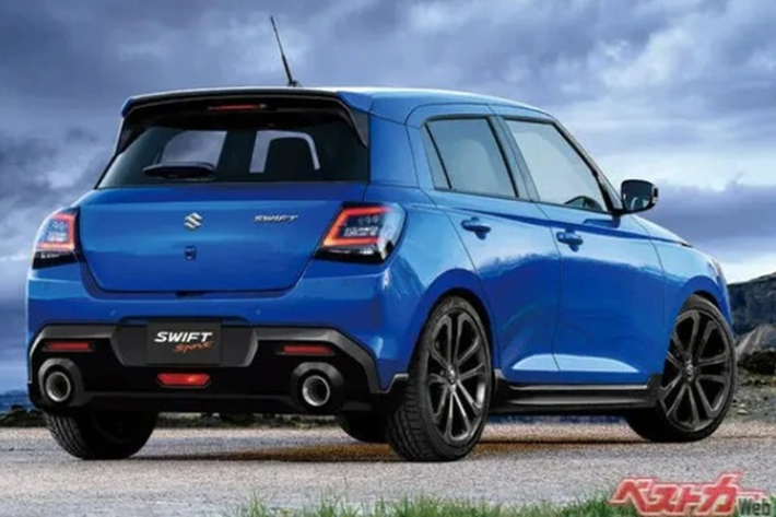Mẫu xe hatchback Suzuki Swift Sport 2025 sẽ có kích thước dài x rộng x cao nhỉnh hơn so với đời cũ, cụ thể là 3.990 x 1.750 x 1.500 mm.