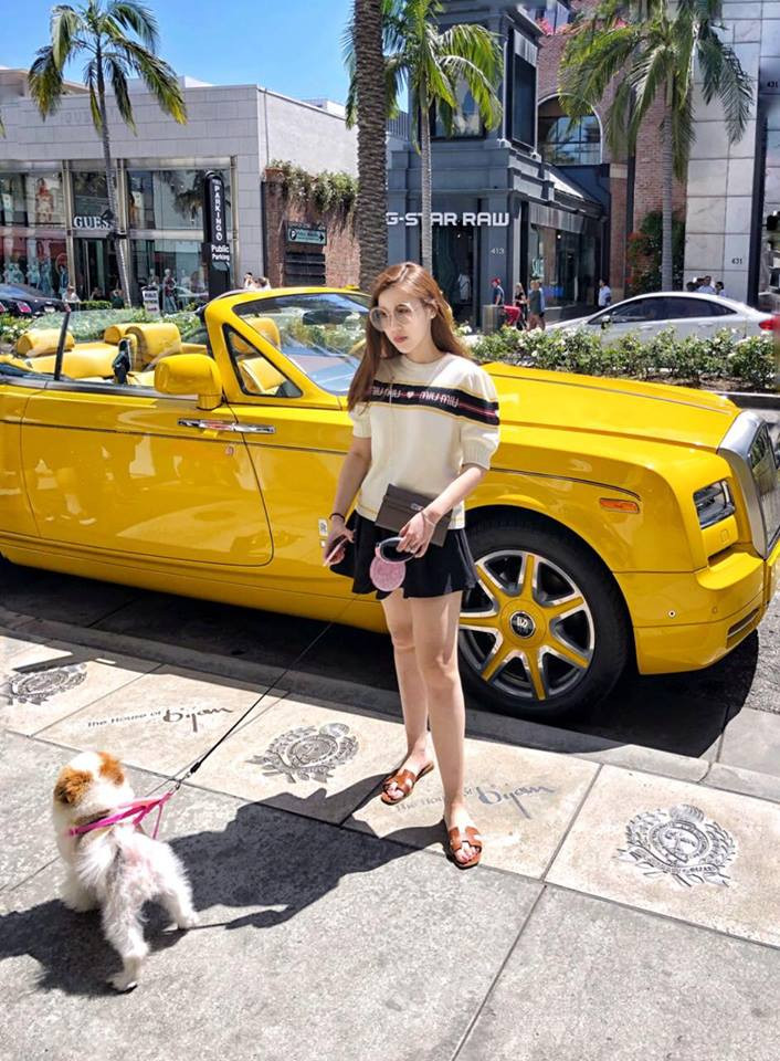 Đã là rich kid, Trinh Hoàng dĩ nhiên còn được biết đến với việc sở hữu cả núi đồ hiệu xa xỉ, đắt tiền. Trang cá nhân của Trinh Hoàng thường xuyên chia sẻ quần áo, túi xách, giày của các thương hiệu cao cấp hàng đầu trên thế giới như Dior, Hermes, Christian Louboutin,...