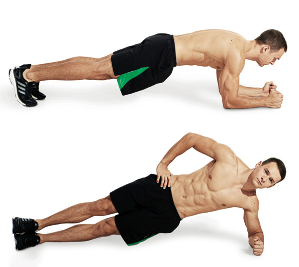 Bên cạnh đó, tập plank giúp củng cố cột sống, cải thiện các cơ bắp chính và cơ bụng. Ảnh: blogspot.