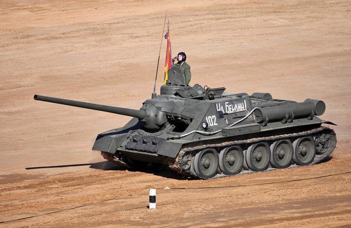 Thậm chí, cho tới ngày nay, SU-100 vẫn còn được sử dụng trong hoạt động chiến ở một số khu vực trên thế giới. Nguồn: Wikipedia