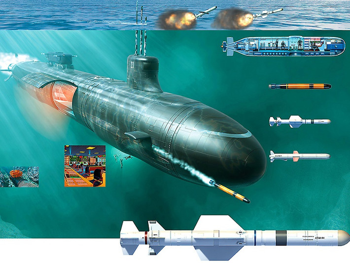 Seawolf là lớp tàu ngầm kế thừa lớp Los Angeles, việc chế tạo bắt đầu vào cuối Chiến tranh Lạnh. Tàu ngầm lớp Seawolf được trang bị 8 ống phóng ngư lôi 660mm, có thể phóng các loại vũ khí như ngư lôi dẫn đường MK-48A, tên lửa chống hạm Harpoon, tên lửa hành trình Tomahawk và thủy lôi; nhiều gấp đôi so với tàu ngầm lớp Los Angeles.