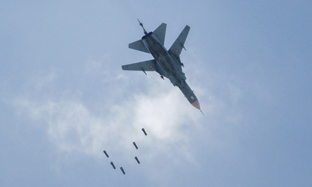 Đã có từ 6-18 chiếc Su-24 đã được triển khai vào nhiều thời điểm khác nhau ở Syria. Vũ khí chủ yếu là 4 quả bom phá nặng 250 hoặc 500 kg, hoặc bom chùm RBK-500 và bom xuyên bê tông BETAB-500, để đánh sập các boongke dưới lòng đất, hoặc phá sập các tòa nhà chung cư nhiều tầng.