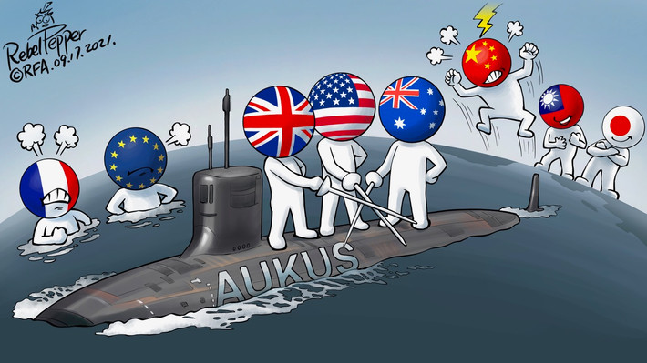 Các thông báo ba bên gần đây bởi Australia, Anh, và Mỹ về việc thành lập một hợp tác an ninh mới (gọi tắt là AUKUS) khiến tất cả bất ngờ, vì những gì thỏa thuận kéo theo, đó là Hải quân Australia sẽ sở hữu tàu ngầm hạt nhân.