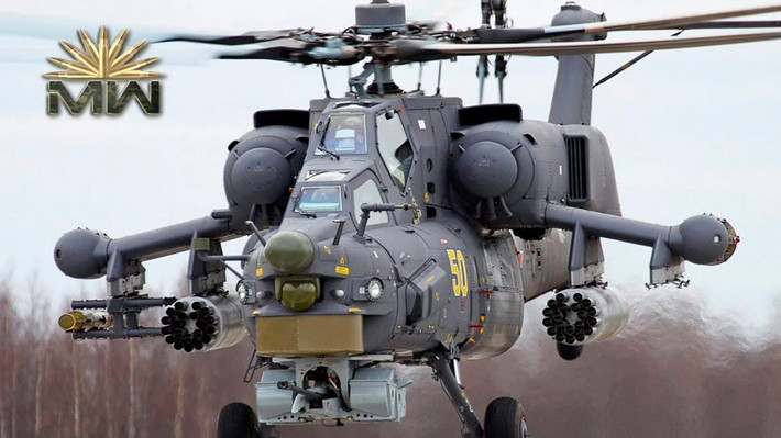 Tiếp theo là Mi-28NM Havoc, Nga là quốc gia duy nhất sản xuất nhiều loại trực thăng tấn công hạng nặng cao cấp, cùng với Ka-52 thì Mi-28 của nước này là một trong những mẫu trực thăng đắt nhất thế giới.