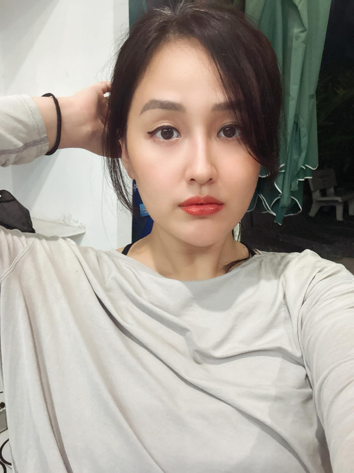 Hoa hậu Mai Phương Thuý khoe cận dung nhan. Ảnh: FB Mai Phuong Thuy