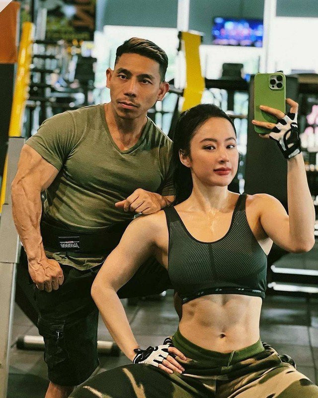 Hình thể của Angela Phương Trinh có sự thay đổi rõ rệt, ngày càng săn chắc, cơ bắp vạm vỡ khác hẳn hình ảnh nhẹ nhàng trước đây. Ảnh: FB Angela Phương Trinh