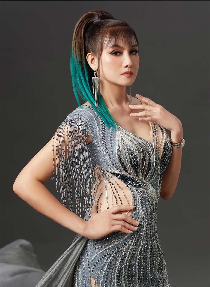 Bí quyết để Hiền Mai giữ được vẻ đẹp và sự trẻ trung của mình là luôn lạc quan, yêu đời.