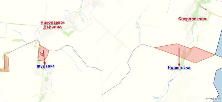 Trang Topwar của Nga cho biết, RFAF đã vượt qua biên giới Ukraine tiến vào vùng Sumy theo hai hướng, hướng thứ nhất là từ Sverdlikovo về phía Novenke và Basivka; hướng thứ hai là từ Nikolayevo-Daryino về phía Zhuravka và xa hơn nữa. Nhưng quân Ukraine đang tìm mọi cách để ngăn RFAF đột phá tới đường cao tốc Yunakovka-Sudzha.