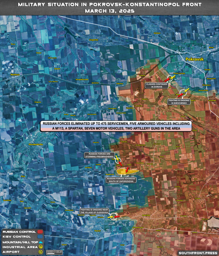Theo ông Pushilin, chủ tịch của nước cộng hòa tự xưng Donetsk (DPR), theo thông tin tình báo mà ông có, lực lượng chủ lực của AFU, sau khi rút lui khu vực Kursk, đang được tái triển khai gần Pokrovsk. Hiện AFU đã tăng cường đáng kể sức mạnh của họ tại mặt trận này, để chuẩn bị cho một trận chiến quyết định với lực lượng chủ lực của RFAF.