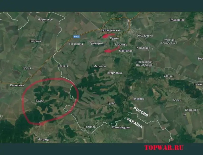 Sau khi quân Ukraine rút khỏi khu vực Kursk, họ tổ chức tuyến phòng ngự ở khu rừng gần làng Sadki, phía đông nam Yunakovka. Có thể RFAF sẽ tiếp tục chiến dịch tấn công Sumy, để không cho quân Ukraine sau khi rút chạy khỏi Sudzha, đến vùng Sumy được “hoàn toàn an toàn”.