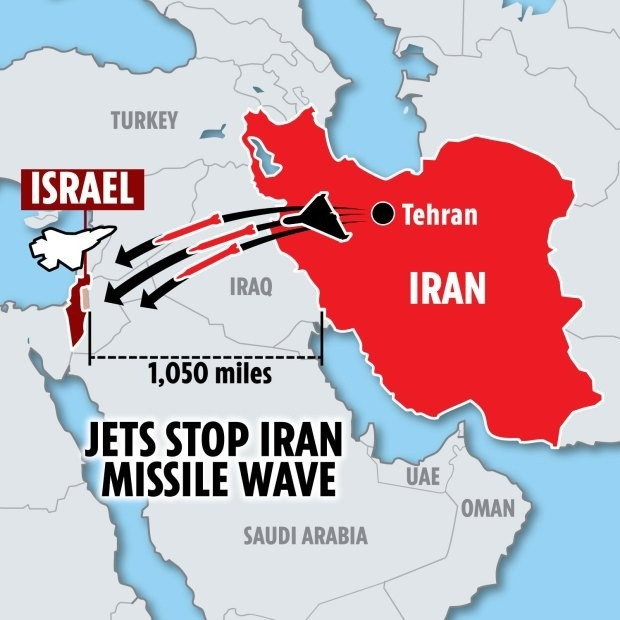 Vào tháng 4/2024, Nga và Iran được cho là đã lập bản đồ toàn bộ mạng lưới phòng không của Israel, giúp Tehran lên kế hoạch tấn công tên lửa vào Israel. Trong cuộc tấn công này, Tehran tuyên bố đã xuyên thủng hệ thống phòng thủ của Israel, đánh dấu sự thay đổi trong cán cân sức mạnh quân sự của khu vực.