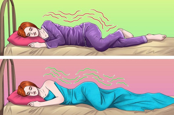 Mặc quần áo mỏng: Mặc quần áo mỏng khi ngủ sẽ giúp bạn nhận được nhiều lợi ích sức khỏe, giảm cân hiệu quả. Theo chuyên gia, ngủ với nhiệt độ thấp giúp tăng tốc độ trao đổi chất vì cơ thể cố gắng tạo chất béo nâu nhằm giữ ấm. (Nguồn: BS)