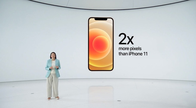 Toàn bộ 4 phiên bản iPhone 12 đều sử dụng màn hình super retina mới với tấm nền OLED cho hình ảnh đẹp, chân thực và sắc nét.