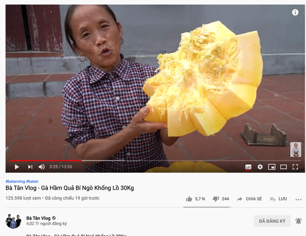 Chất lượng các video của bà Tân bị đánh giá là "mì ăn liền" và thiếu sự sáng tạo.