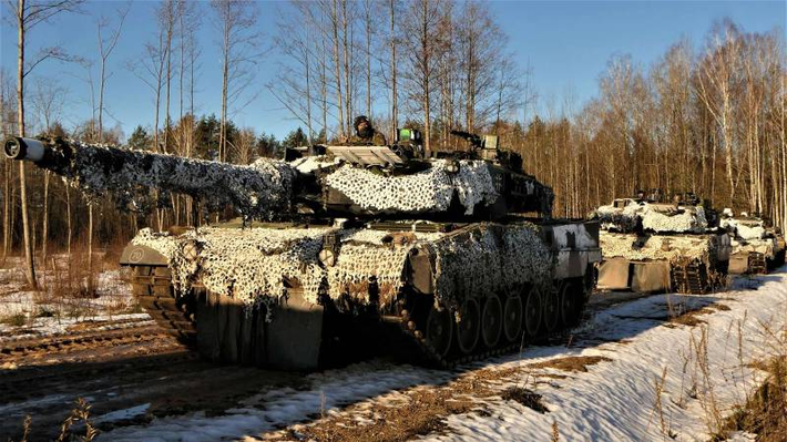 Leopard 2A6 được coi là một trong những dòng xe tăng chiến đấu chủ lực tiên tiến nhất, với chương trình nâng cấp bắt đầu từ năm 2001. Ảnh: Topwar.