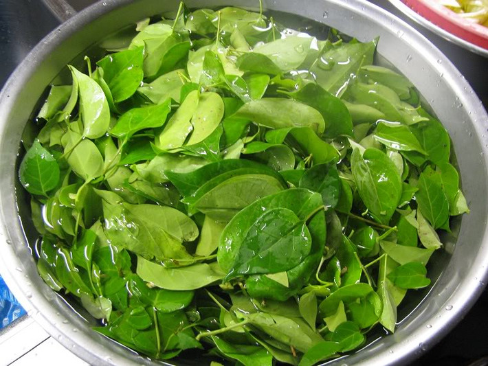 3. Lẩu gà lá giang. Nguyên liệu: Gà ta, lá giang, bún, ngò gai, tỏi, ớt, sả, muối, đường, bột ngọt, nước mắm, tiêu. Gà làm sạch, chặt miếng vừa ăn rồi ướp cùng với gia vị theo tỷ lệ: hạt tiêu, nước mắm, muối và để trong khoảng thời gian 15 phút. Ảnh: Tinhot247.vn.