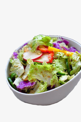 Lạc ngâm trong nước lạnh cho nở, để ráo nước, bóc vỏ. Cho lạc vào chảo dầu rang giòn. Cho rau diếp vào bát, cho tiếp nhân lạc, dầu ớt, muối trộn đều là được. Công dụng: lợi ngũ tạng, thông kinh mạch, kiện tỳ hòa vị. Ảnh: Pngtree.com.