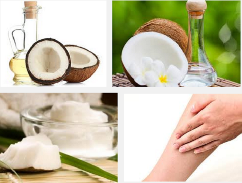 5. Dầu dừa: Sau khi làm sạch, thoa dầu dừa lên vùng da cần tẩy lông. Đợi khoảng 20 phút, dùng miếng vải cotton mềm miết theo chiều lông mọc. Sau khi tẩy lông, rửa sạch với nước và bôi kem dưỡng. Ảnh: trietlongchan.vn.