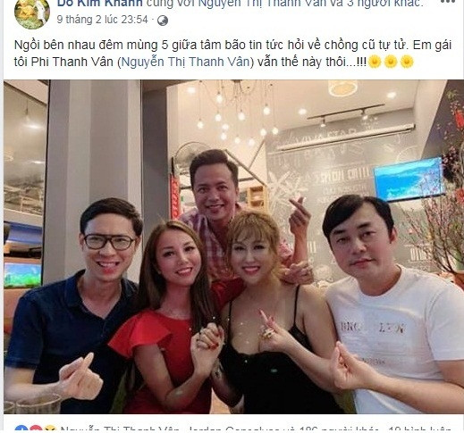 Phi Thanh Vân vui vẻ bên bạn bè giữa ồn ào chồng cũ Bảo Duy tự tử vì vỡ nợ.