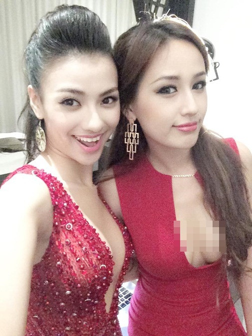 Vòng 1 "phồn thực" được Hoa hậu Mai Phương Thúy khoe triệt để.