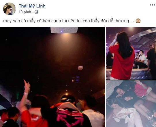 Trước đó không lâu, Á hậu từng vướng nghi án bán dâm phải nhận nhiều ý kiến trái chiều khi chia sẻ loạt ảnh vui vẻ trong bar và hít bóng cười.