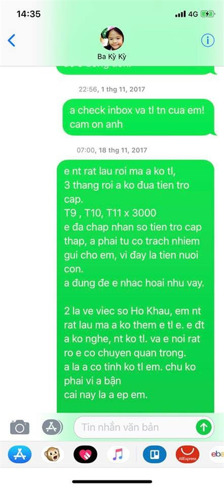 .Tháng 2/2018, do quá mệt mỏi, Lý Phương Châu đã quyết định nói với Hải là sẽ tự nuôi con, không cần trợ cấp.