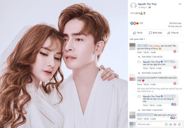 Mặc dù cả Kin Nguyễn - Thu Thủy đã lên tiếng xin lỗi và phủ nhận chuyện bạo hành bé Henry nhưng trước làn sóng chỉ trích từ phía cư dân mạng, giọng ca "Mong anh quay về" đã phải tạm gỡ ảnh avatar bên ông xã.