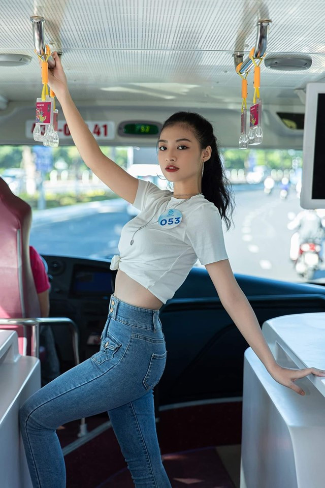 Kiều Oanh sở hữu số đo 3 vòng 80-61-95 cm cùng chiều cao 1m70.