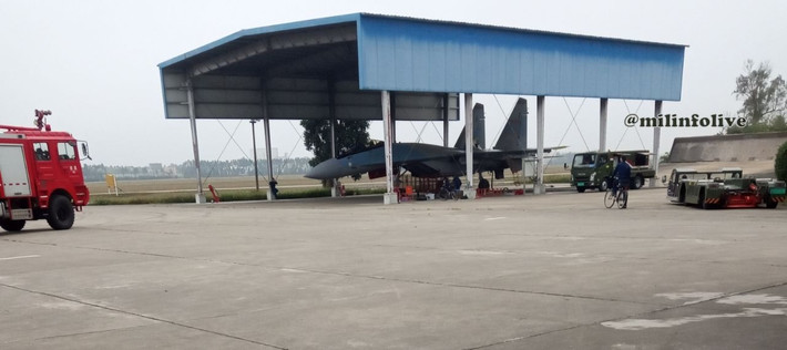 Mới đây, một nhóm cư dân mạng yêu thích quân sự đã đăng tải lên mạng xã hội VKonkate một loạt hình ảnh về đơn vị không quân Trung Quốc trang bị tiêm kích Su-35. Nguồn: Military Informant