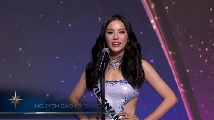 Đại diện Việt Nam - Kỳ Duyên dừng chân ở top 30. Ảnh: Người đưa tin
