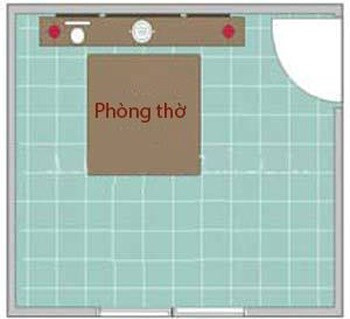 6. Bàn thờ không được xung với cửa. Nếu 2 bên bàn thờ xung với cửa hoặc đường cái có thể ảnh hưởng đến vận thế và sức khỏe của cả gia đình, dễ bị tiểu nhân hãm hại. Vì vậy, nếu bàn thờ xung với cửa, dù là cửa phòng, cửa chính, cửa bếp, cửa nhà vệ sinh hay đường thì cần đặt tấm bình phong để che chắn. (Ảnh: Bergeoned)