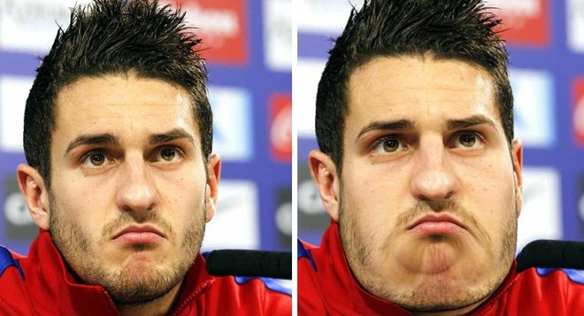 Tiền vệ Koke của Atletico Madrid.