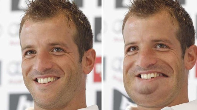 Tiền vệ Rafael van der Vaart của Real Betis sẽ rất xấu trai nếu tăng cân.