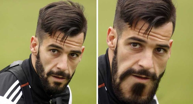Tiền đạo Alvaro Negredo của Valencia.