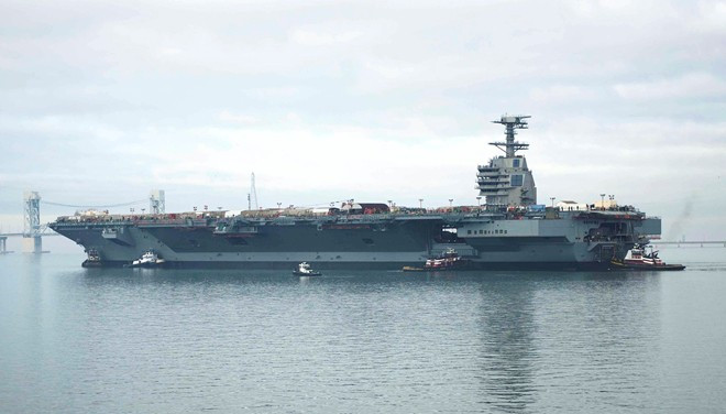 USS Gerald R. Ford (CVN-78) là tàu đầu tiên thuộc lớp hàng không mẫu hạm cùng tên. Kế hoạch đóng tàu được công bố đầu năm 2007 và nó được đặt tên thánh năm 2013. Theo kế hoạch, USS Gerald R. Ford sẽ được triển khai tháng 3/2016 và góp mặt trong nhiệm vụ đầu tiên năm 2019. USS Gerald R. Ford thay thế vai trò của tàu USS Enterprise (CVN-65) khi nó nghỉ hưu sau 51 năm phục vụ. Theo những tính toán ban đầu, tổng chi phí dự án đóng USS Gerald R. Ford lên tới 17 tỷ USD.