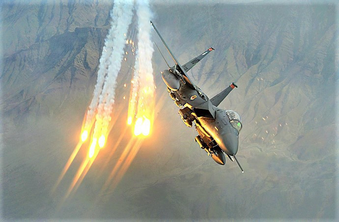 Hiện Không quân Mỹ có 2 phi đội tiêm kích F-15C được triển khai ở Okinawa và nhiều khả năng một nửa trong số đó sẽ được thay thế bằng F-15EX mới trong tương lai. Ảnh: Máy bay F-15C - Nguồn: Boeing.