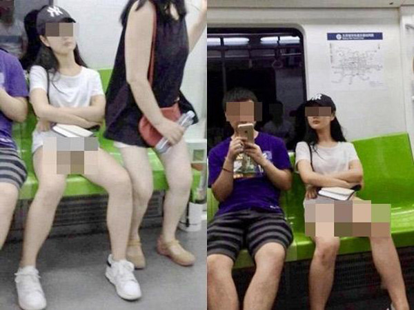 Thoạt nhìn, cô gái lên đồ theo phong cách giấu quần khá năng động, trẻ trung. Thế nhưng, nhiều người giật mình khi biết cô gái không hề mặc bất cứ phụ kiện bảo hộ nào.