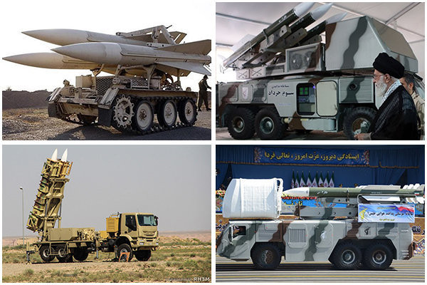 Theo nguồn tin từ Lực lượng Vệ binh Cách mạng Iran cho biết: "Iran sẽ sử dụng mọi khả năng phòng không có thể, để đẩy lùi các cuộc tấn công bằng tên lửa, có thể xảy ra của quân đội Mỹ vào bất cứ thời điểm nào". Ảnh: Hệ thống phòng không củ Iran nhiều tầng - Nguồn: Sina