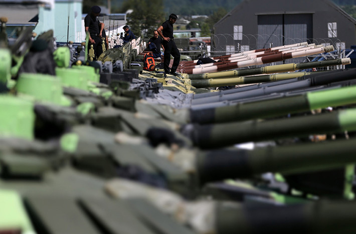 Mỗi đội tuyển tham gia Tank Biathlon sẽ được trang bị ít nhất ba chiếc T-72B3 tranh tài ở nhiều phần thi khác nhau.