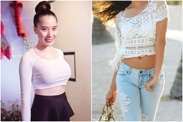 Năng động hơn với áo croptop. Những chiếc áo lửng như crop top, boxy top là món đồ dường như chỉ dành riêng cho cô nàng ngực lép. Nguyên nhân đến từ kết cấu đặc biệt của kiểu áo này: chân áo lửng, dáng áo ngắn trong khi cổ lại thường là cổ tròn. Dáng áo này tạo cảm giác phần thân trên đầy đặn, mũm mĩm hơn. Nó sẽ khiến những nàng có vòng 1 đầy đặn nhìn béo và kém thanh thoát, nhưng lại giúp các cô nàng ngực lép trông năng động và trẻ trung.