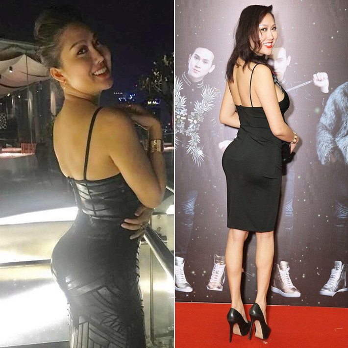 “Ngực tấn công mông phòng thủ” là câu nói rất chính xác với trường hợp của Phi Thanh Vân. Ảnh: gioitreviet.