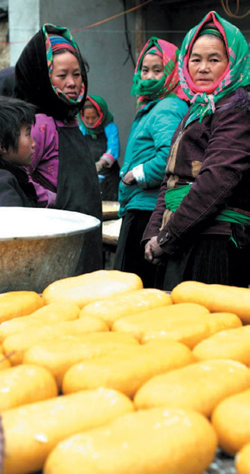 Bánh láo khoải còn có tên gọi khác là lức khoải hay rớ khoải. Ảnh: pinimg.