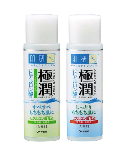 Toner Hada Labo. Nước hoa hồng dưỡng ẩm Hada Labo Gokujyun Super Hyaluronic của Nhật Bản giúp dưỡng ẩm cho da, duy trì sự mềm mại mịn màng cho làn da 4-6h sau đó.
