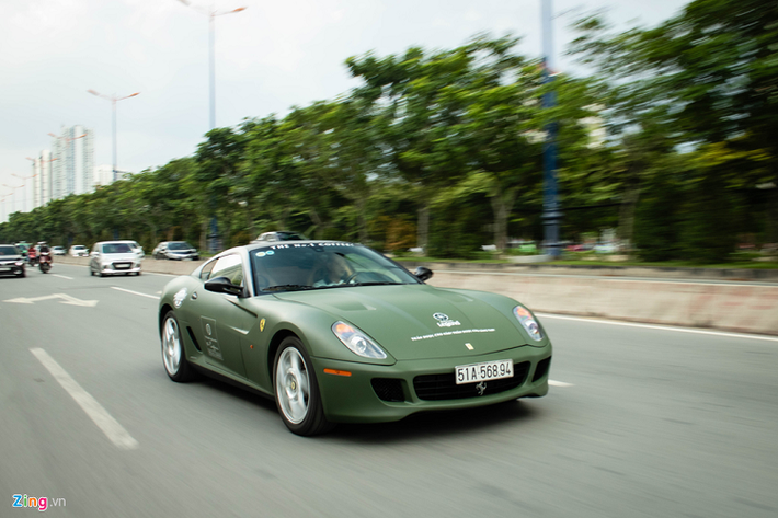 Lần gần nhất mà siêu xe Ferrari 599 GTB độc nhất Việt Nam xuất hiện là tại lễ khai trương showroom Ferrari tại quận 7, TP.HCM.