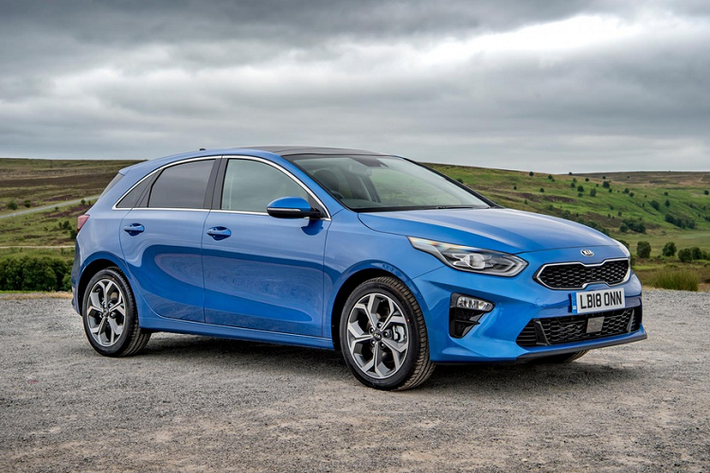 6. Kia Ceed: Kia Ceed còn có tên gọi là Kia Cerato tại một số thị trường. Mẫu xe Hàn Quốc được bình chọn là một trong những chiếc hatchback tốt nhất châu Âu năm 2019. Xe có cả bản động cơ xăng và diesel. Động cơ xăng tăng áp T-GDi 1.0L hoặc T-GDi 1.4L có công suất lần lượt là 118 mã lực hoặc 138 mã lực.
