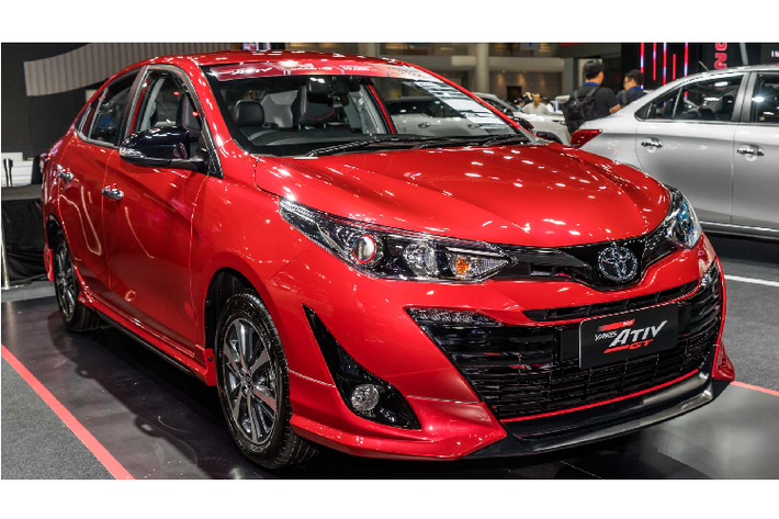 Tại Thái Lan, Toyota Yaris Ativ 2019 mới (Vios) sở hữu động cơ xăng 4 xy-lanh thẳng hàng dung tích 1.2L (3NR-FXE) sử dụng công nghệ van biến thiên kép hoạt động bằng điện VVT-iE (Variable Valve Timing - intelligent by Electric motor) cho công suất tối đa 88,7 mã lực (90PS) tại 6.000 vòng/phút và mô-men xoắn cực đại 109Nm có được từ 4.400 vòng/phút.