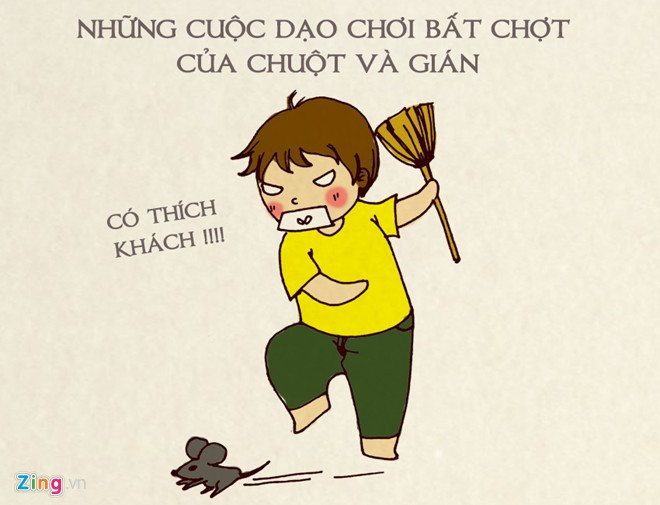 Gián, chuột, muỗi... cũng là những "người bạn thân" nếu sống ở đây.