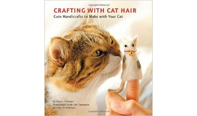 Cuốn sách "Làm đồ thủ công với lông mèo".