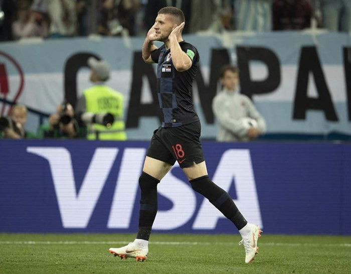 5. Ante Rebic (thi đấu 476 phút) 7.22 điểm