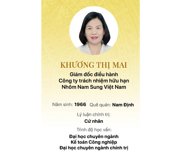 Bà Khương Thị Mai